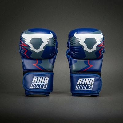 Ringhorns Charger Navy Blue Red MMA tréningové rukavice