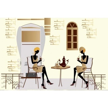 DIMEX ART s. r. o Флизелинов фототапет улично кафене 375 x 250 см