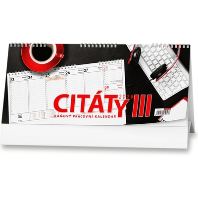Stolní Baloušek Pracovní CITÁTY III 2026