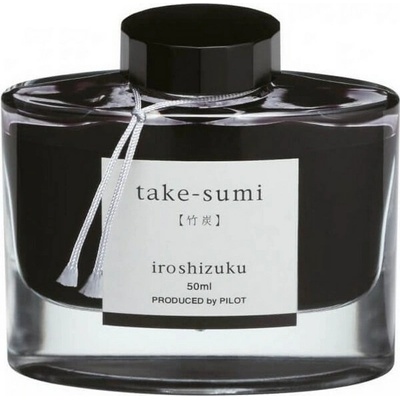 Pilot inkoust v lahvičce 50 ml. IROSHIZUKU Barva: Take-Sumi – Zboží Dáma