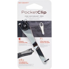 Přívěsek na klíče KeySmart Pocket Clip Barevné provedení Stříbrná