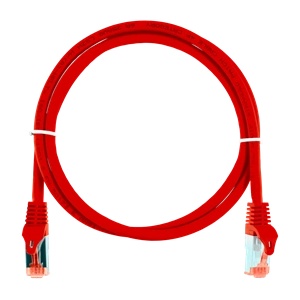 NIKOMAX Patch кабел S/FTP CAT6a LSOH, серия Essential, 0, 3 м, червен NMC-PC4SA55B-ES-003-C-RD (NMC-PC4SA55B-ES-003-C-RD)