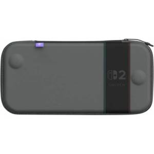Turtle Beach PlayTrek Slim калъф за пътуване, Nintendo Switch/Switch 2, Coal Black, калъф за конзола (TBA-8203-85)