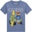 GUESS Светло синя тениска за мини момче Guess сърф с мече
