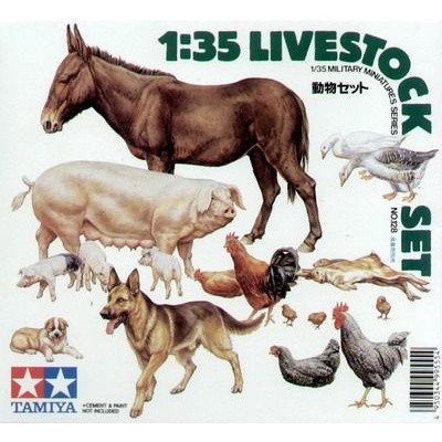 Tamiya Livestock Set 1:35