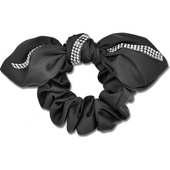 Guma do vlasov čierna s kamienkami