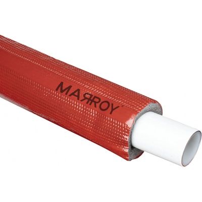 Marroy rúra plasthliníková PE-RT / AL / PE-RT 26 x 3 (kotúč 25 m) s izoláciou, červená
