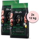 Fitmin FOR LIFE Мини Агне и Ориз 2 x 12 кг