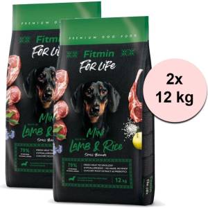 Fitmin FOR LIFE Мини Агне и Ориз 2 x 12 кг