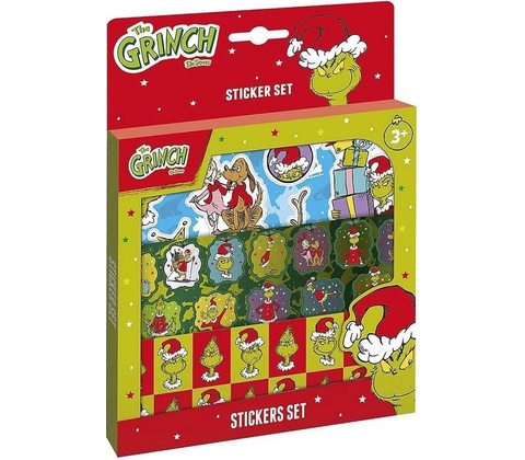 Grinch set samolepek