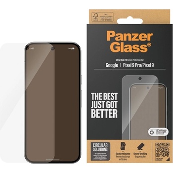 Panzer Стъклен протектор PanzerGlass - Ultra Wide Fit, Google Pixel 9/9 Pro, прозрачен (5715685000553)