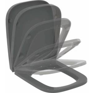Ideal Standard Капак за тоалетна чиния с плавно затваряне Ideal Standard I. life B сив (T468358)