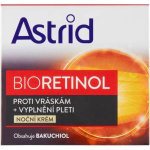 Astrid Нощен крем Astrid Bioretinol против бръчки + запълване на кожата 50 мл