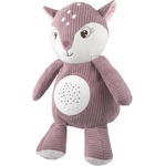 Canpol babies Мека играчка с музикална кутия и проектор 3 в 1 Canpol - Fawn, Розова (77/206_pin)