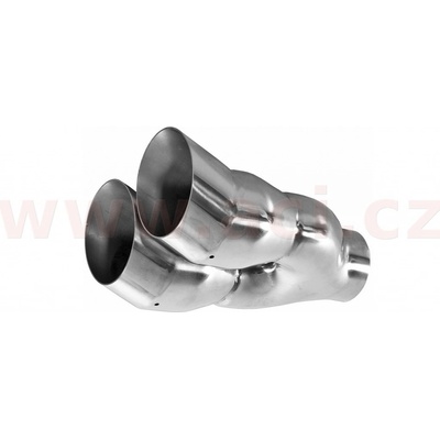 FENNO koncovka výfuku nerez. kulatá dvojitá, DTM, průměr tr. 58 mm, konc. 2x76 mm, d=200 mm | Zboží Auto