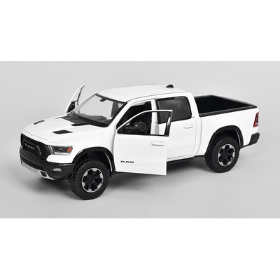 Dodge Ram 1500 Crew Cab Rebel bílý 2019 - MOTORMAX 1:27