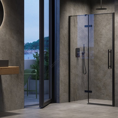 RAVAK X0VVDC300Z1 - Душ врати COOL 110x195 cm черни (RK0278)