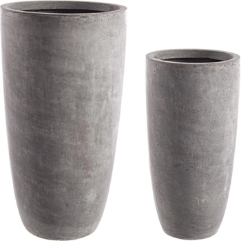 Bizzotto ДЕКОРАТИВНА САКСИЯ 2БР. cement СИВА (0790560)