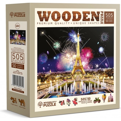 WOODEN CITY Dřevěné Noční Paříž 505 dielov
