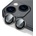 Стъклен протектор за камера DeTech, for iPhone 15, Black - 52728 (DE-52728)