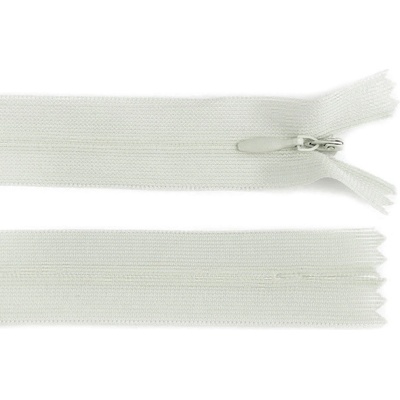 Spirálový zip skrytý šířka 3 mm délka 60 cm dederon Barva: 314 modrošedá svetlá