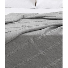 Oyo Concept přehoz na postel Trenza šedá 150 x 200 cm