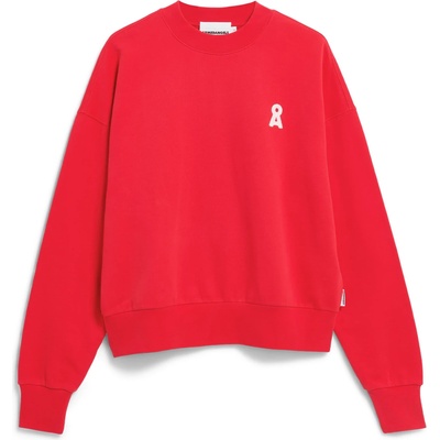 ARMEDANGELS Дамски пуловер ARMEDANGELS Women's Iconic Å Alizaa Sweat Jumper - Mars Red - размер XXL (117-3690-0216)