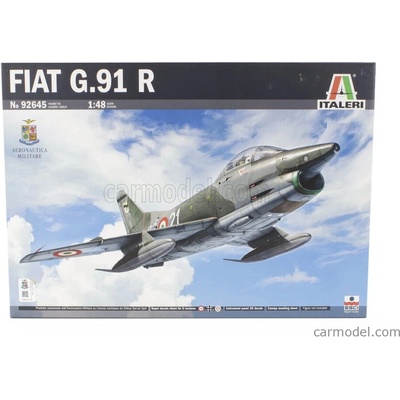 Italeri Fiat G91r Military Airplane 1967 Aereonautica Militare Italiana Italian Air Force / 1:48