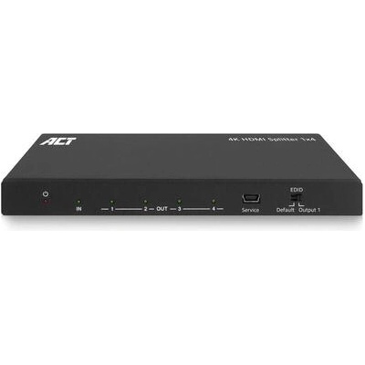 ACT hdmi Сплитер ac7832 4К hdmi сплитер, 1 вход. 4 hdmi изхода (ewent-act-split-ac7832)