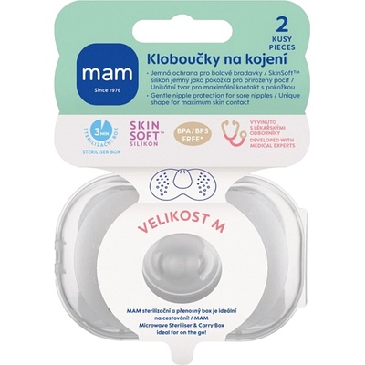 MAM Prsní kloboučky 2 kusy