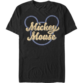 ZOOT. Fan Черна мъжка тениска Disney Classics Mickey Script ZOOT. Fan | Cheren | МЪЖЕ | L