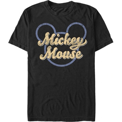 ZOOT. Fan Черна мъжка тениска Disney Classics Mickey Script ZOOT. Fan | Cheren | МЪЖЕ | L