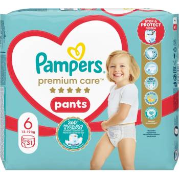 Pampers Памперс Премиум пелени, размер 6, 31 бр