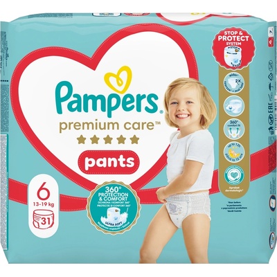 Pampers Памперс Премиум пелени, размер 6, 31 бр