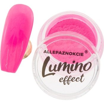 Efekt Lumino prášok na nechty svietiaci v tme 08