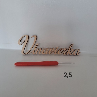 Háčik so silikónovou rúčkou 2,5mm