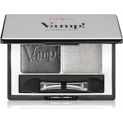 PUPA Milano Oční stíny Vamp! Compact Duo Eyeshadow 009 Silver Stone 2,2 g