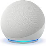 Amazon Смарт колонка Amazon Echo Dot 5, управление с гласов асистент, Wi-Fi, Bluetooth, 3.5mm аудио жак, 3W, бяла (B09B94956P)