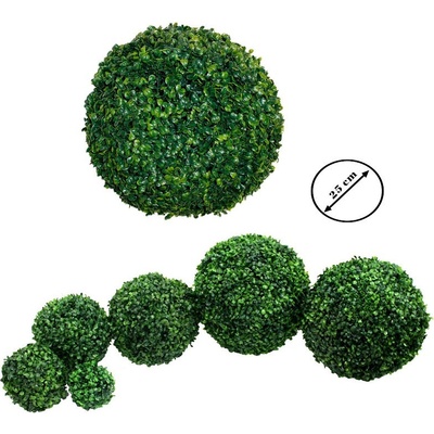 Umelý Buxus - guľa 25 cm - zelená LE-99770