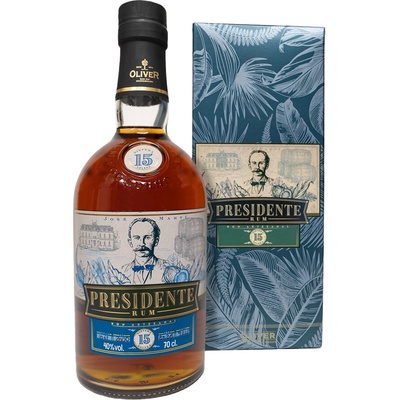 Presidente 15 Sistema Solera Dominican Republic 40% 0,7 l (čistá fľaša)