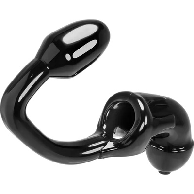 OXBALLS Tailpipe Chastity Cock-Lock with Attached Butt Plug