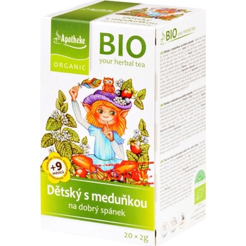 Apotheke Bio ovocný s meduňkou 20 x 2 g