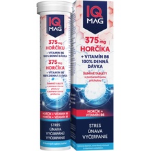 NaturProdukt IQ MAG Horčík 375 mg + Vitamín B6 šumivé tablety 20 ks