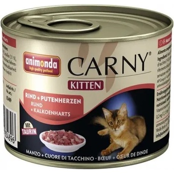 Animonda Carny Kitten - говеждо + сърца за котенца до 12 месеца