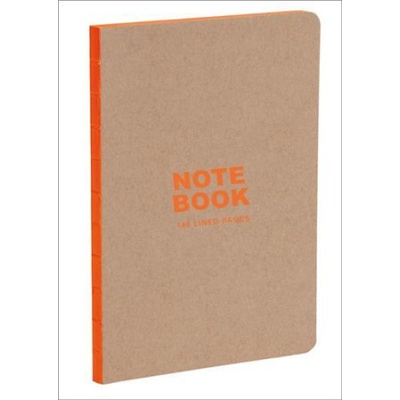 teNeues Calendars & Stationery GmbH & Co. KG Kraft and Orange A5 Notebook | TBD