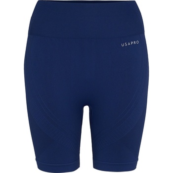USA Pro Къси панталони USA Pro Seamless Longline Cycling Shorts - Navy