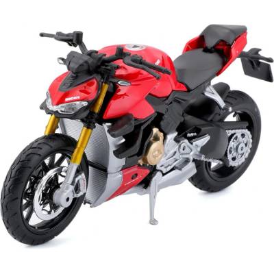 Maisto Ducati Super Naked V4 S Červená 1:18
