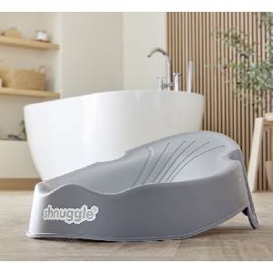 shnuggle : Нехлъзгаща се подложка за къпане на бебе - Pebble grey (SHN-NBS-PBL)