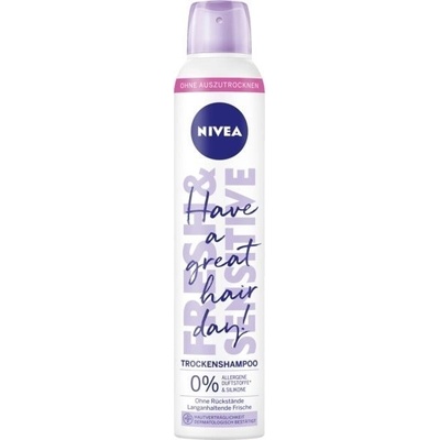 Nivea Fresh Revive 3v1 suchý šampón Fresh & Sensitive 200 ml