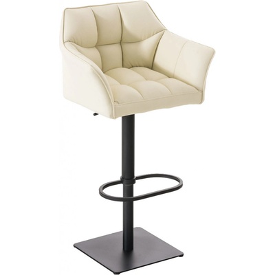 Design-Shop Damas B1 koženka Krémová / černý rám